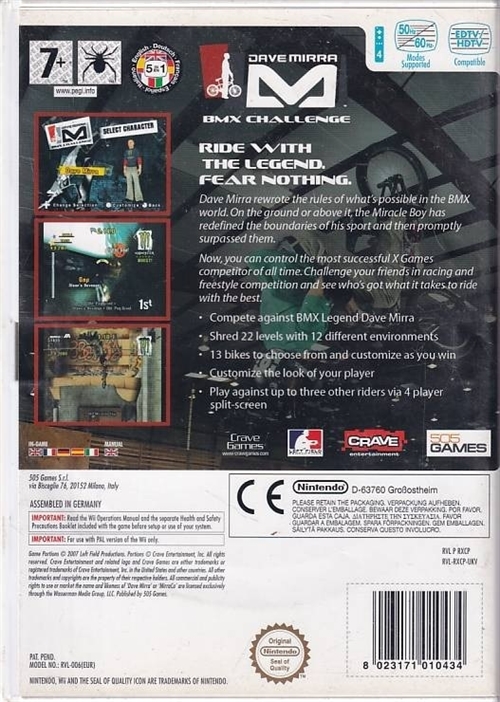 Dave Mirra BMX Challenge - (B Grade) (Used) 